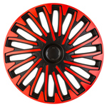 Wieldoppenset Soho 16-inch zwart/rood PP5416BR