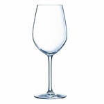 Mikasa wijnglazenset Cheers 290 ml transparant/zilver 4 stuks