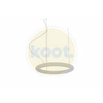 Foscarini - Chouchin Reverse 1 LED hanglamp Wit / Oranje