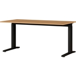 Zit-sta bureau module Extra Large - Verstelbare computertafel - Zwart