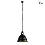 Masterlight 3-lichts hanglamp - zwart - Porto met verschillende glazen 2711-05-05-100-3-184