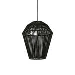 Light and Living hanglamp - zwart - glas - 2971127