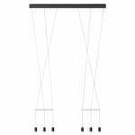 FontanaArte - Avico Hanglamp zwart (kabel transparant)