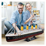 Cubic Fun 3d puzzel titanic met led verlichting