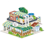 4 PCS 3D Puzzel Speelgoed DIY intellectuele ontwikkeling puzzel (1890-D)