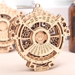 Kinderen Houten Mechanische Gear Perpetual Calendar 3D Puzzel Model DIY Geassembleerd Speelgoed