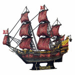 Cubic Fun 3d puzzel queen anne revenge