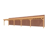 Aanbouwveranda OBLIQUE Schuin dak - 500 x 350 cm