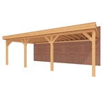 Aanbouwveranda SUBLIME Plat dak - 600 x 400 cm