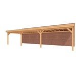 Aanbouwveranda SUBLIME Plat dak - 900 x 350 cm