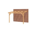 Aanbouwveranda SUBLIME Plat dak - 1100 x 400 cm