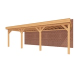Aanbouwveranda OBLIQUE Schuin dak - 500 x 300 cm