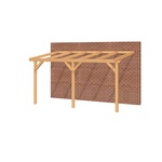 Aanbouwveranda SUBLIME Plat dak - 600 x 350 cm