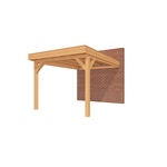Aanbouwveranda SUBLIME Plat dak - 700 x 350 cm