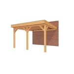 Aanbouwveranda SUBLIME Plat dak - 750 x 300 cm