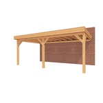 Aanbouwveranda SUBLIME Plat dak - 1250 x 350 cm