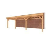 Aanbouwveranda SUBLIME Plat dak - 1400 x 400 cm
