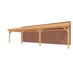 Aanbouwveranda SUBLIME Plat dak - 1500 x 350 cm