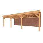 Aanbouwveranda SUBLIME Plat dak - 800 x 300 cm