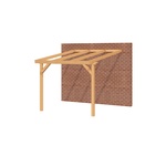 Aanbouwveranda SUBLIME Plat dak - 700 x 400 cm
