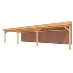 Aanbouwveranda SUBLIME Plat dak - 900 x 300 cm
