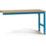 Manuflex AU8109.0001 Werk aanschuiftafel universele speciale met PVC decoplaat, bxdxh = 1750 x 1200 x 722-1022 mm Grijs, Groen