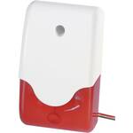 ABUS SG1650 Alarmsirene met flitslicht 110 dB Rood Binnen, Buiten 12 V/DC