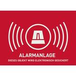ABUS AU1305 Waarschuwingssticker Camerabewaking Taal Nederlands (b x h) 74 mm x 53 mm