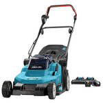 Makita DLM432PT2 accu grasmaaier 43cm - 2x18V 2x5.0 Ah accu en duo snellader