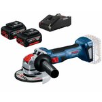 GWX 18 V-10 PC X-Lock 18V Li-Ion accu haakse slijper body in L-Boxx - 125mm - koolborstelloos