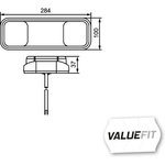 Lampglas voor achterlicht 9EL152889001