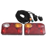 WAS Aanhangerachterlicht Open kabeleinden Knipperlicht, Remlicht, Achterlicht, Achteruitrijlicht, Mistachterlicht Achter, Links, Rechts 12 V, 24 V Meerdere