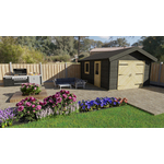 Actie garage Platdak 420x470cm 44mm
