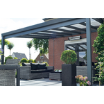 Actie glas Veranda Special 400x250 cm NU op 2 staanders!
