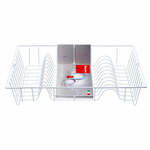 Metaltex afdruiprek draad wit