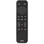 Hama Remote Control for TV + Netflix Prime Video Disney+ Buttons Programmable Afstandsbediening Zwart