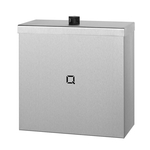 Q-bic Line Qbic-line afvalbak gesloten 9l QWBC9 SSL - RVS