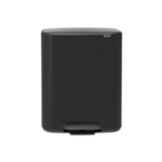 Brabantia touch bin wandafvalemmer 3 liter brilliant steel