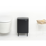 Brabantia bo hi afvalemmer 12 liter met kunststof binnenemmer matt black