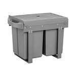 Duo ingebouwde prullenbak - 2 x 20 l