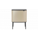 Brabantia Bo Touch Bin Afvalemmer 33 Liter (3x11 Liter) Crème