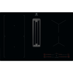 Electrolux 600 ComboHob met Bridge functie - Inductiekookplaat met afzuiging, 80 cm KCD83443CK