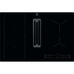 Electrolux 600 serie ComboHob met Bridge functie - Inductiekookplaat met afzuiging, 80 cm KCC83443CK