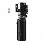 VEVOR hydraulische pomp hydraulische eenheid 12V hydraulische eenheid 1600W dubbelwerkende hydraulische pomp hydraulisch aggregaat 3,75 gal tank handpomp hydraulische eenheid voor liften, vorkheftrucks enz.