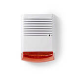 ABUS SG1681 Alarmsirene met flitslicht 100 dB Rood Binnen, Buiten 12 V/DC