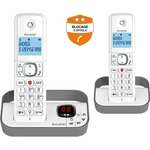Draadloze vaste telefoon - ALCATEL - F860 voice duo grijs - Ongewenste oproepen blokkeren