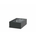 Aluminium vijverbak 120x80x40cm.