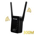 PIX-LINK 2.4G 300 Mbps WiFi-signaalversterker Draadloze router Dubbele antenneversterker (US-stekker)