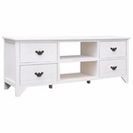 VidaXL Wandlamp met kralen 2xe14 antiekwit