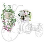 Tuinbank 95 cm ijzer antiekwit